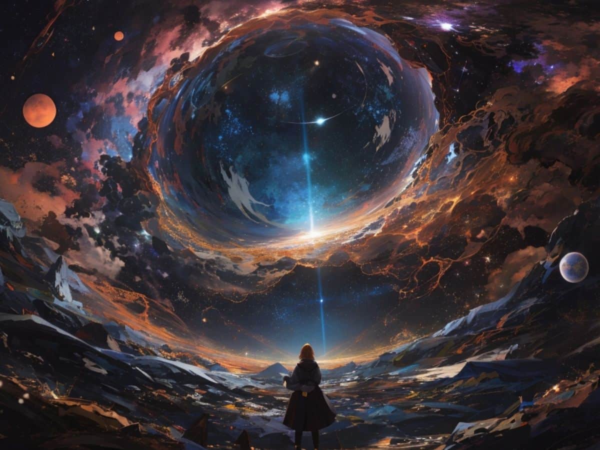 The Universe being created out of nothing, inspired by the trend 'how often do you think about the roman empire?' By Cadmus Copy, Moray