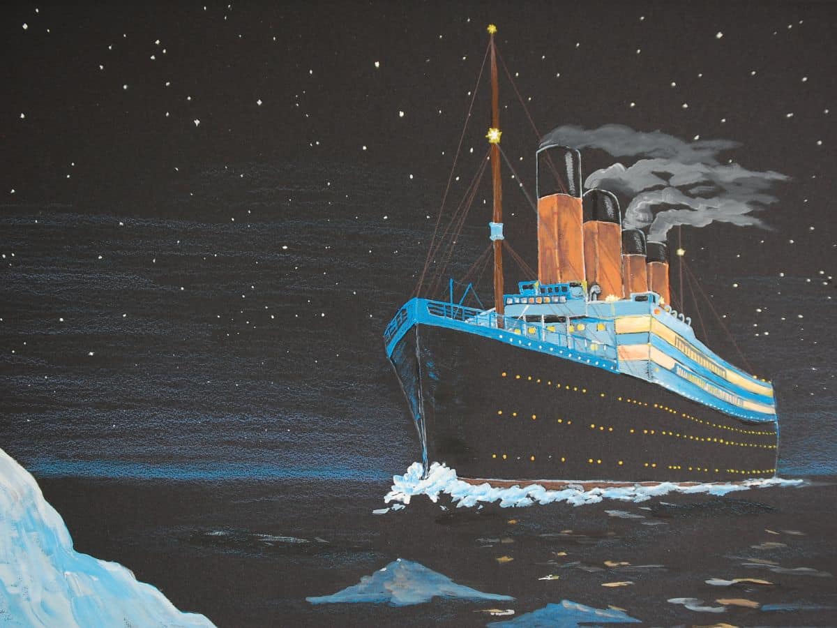 Image of The Titanic, which got is name from the Titans.