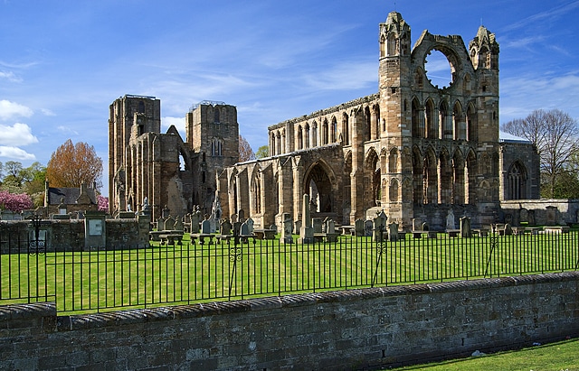 A photo of Elgin Cathedral