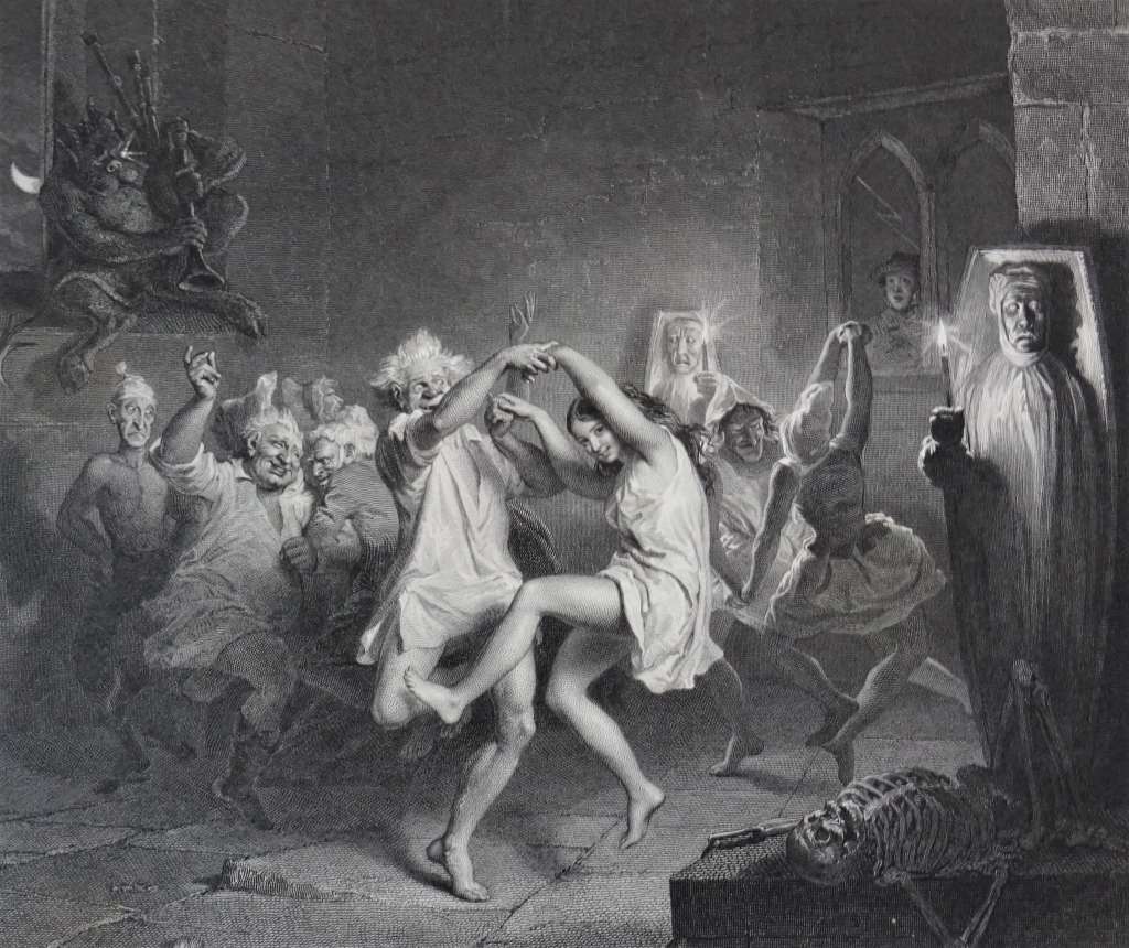John Faed's picture of Warlocks and Witches in dance
