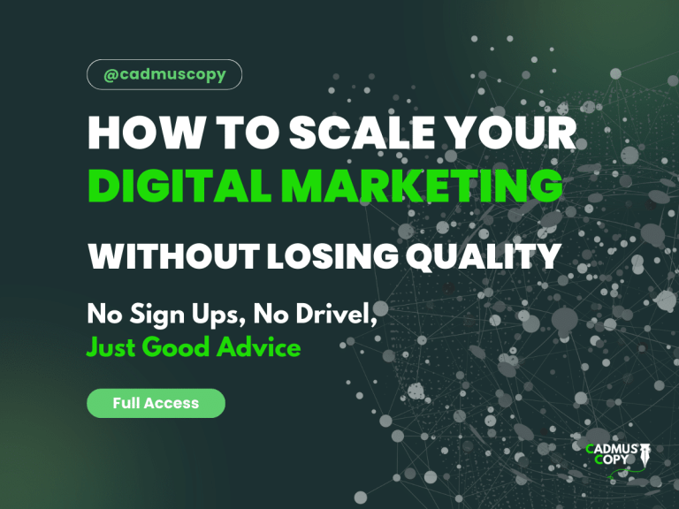 Feature Image For 'scale digital marketing without losing quality'